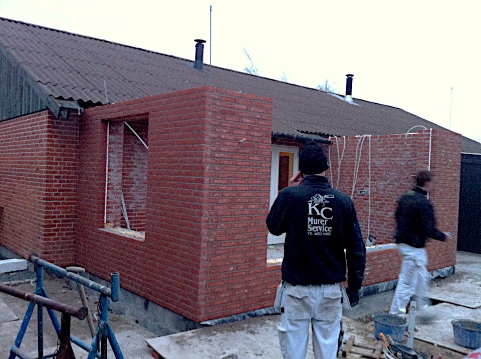 KC Murerservice udfører murerarbejde 